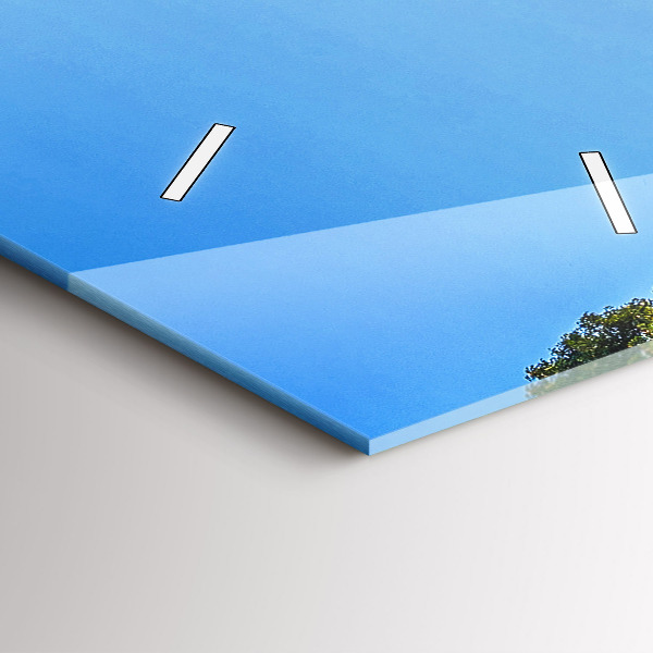 Vertikale Uhr mit motiv Surat Thani Park in Thailand