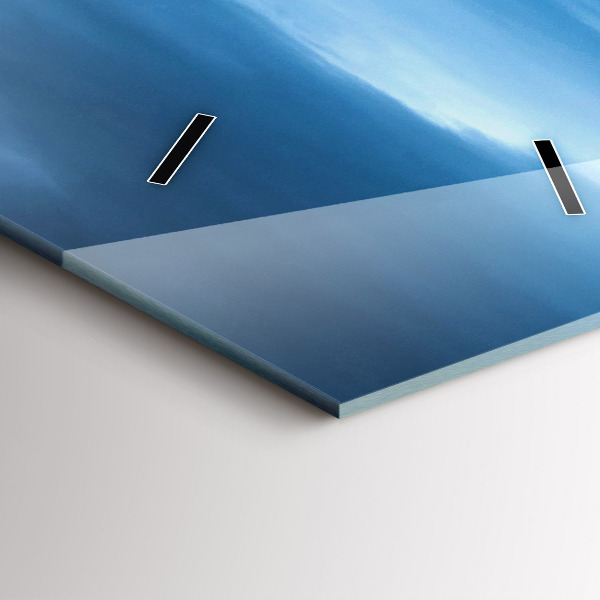 Vertikale Uhr mit motiv Gullfoss-Wasserfall in Island