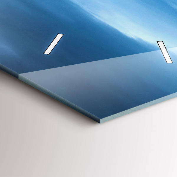 Vertikale Uhr mit motiv Gullfoss-Wasserfall in Island