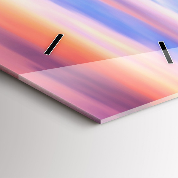 Vertikale Uhr mit motiv Godafoss-Wasserfall in Island