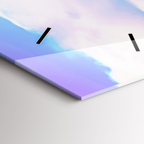 Vertikale Uhr Godafoss in Island