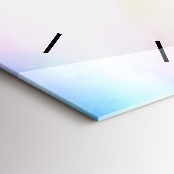 Vertikale Uhr mit motiv Wasserfall in Island