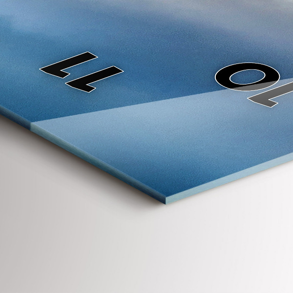 Vertikale Uhr Jokulsarlon-See in Island