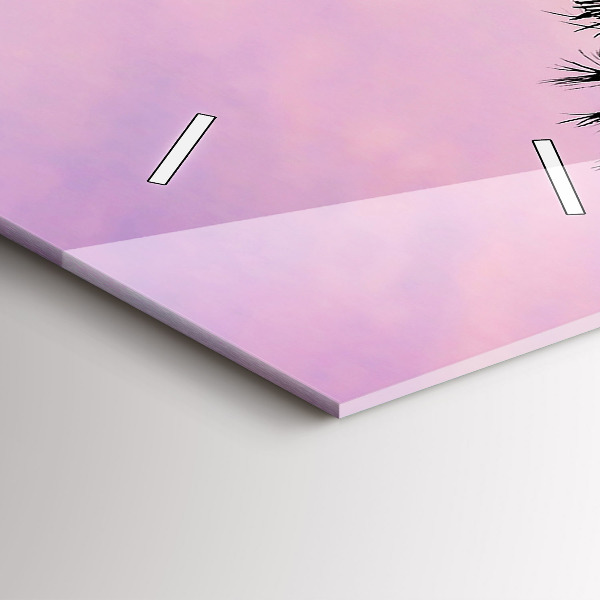 Vertikale Uhr mit motiv Sonnenuntergang in Los Angeles