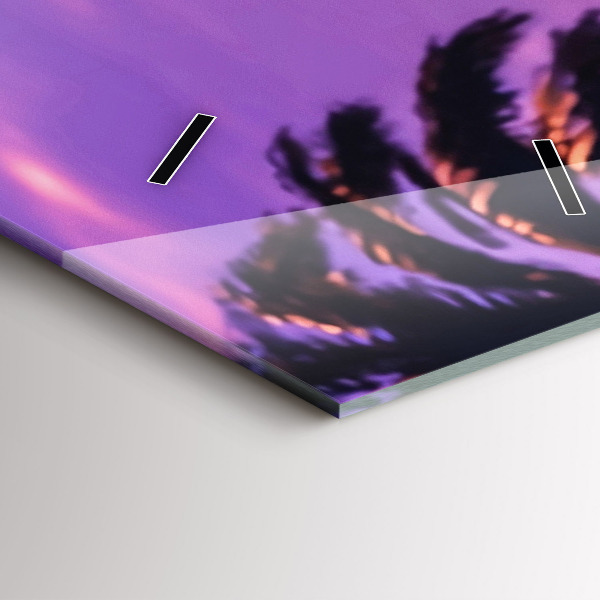 Vertikale Uhr Sonnenuntergang in LA