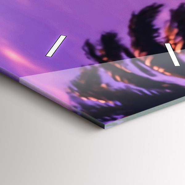 Vertikale Uhr Sonnenuntergang in LA