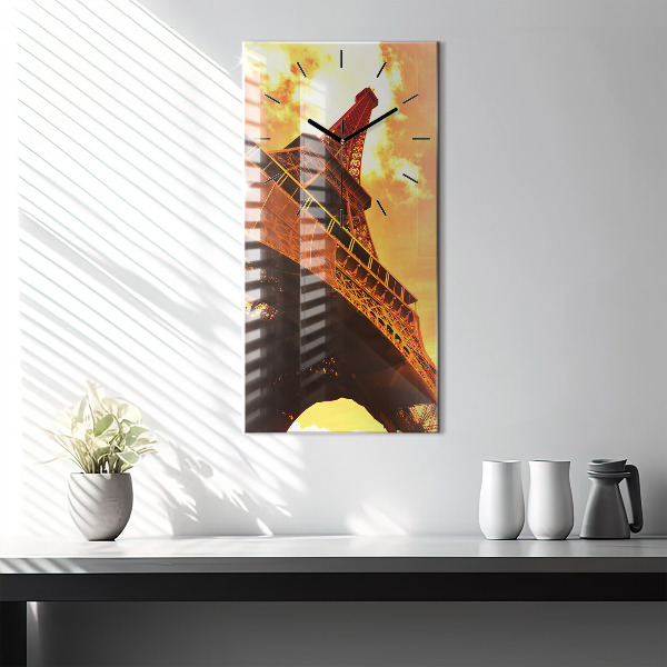 Vertikale Uhr Hamburg Fluss Deutschland