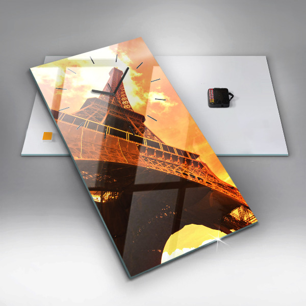 Vertikale Uhr Hamburg Fluss Deutschland