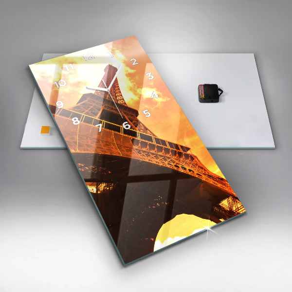 Vertikale Uhr Hamburg Fluss Deutschland