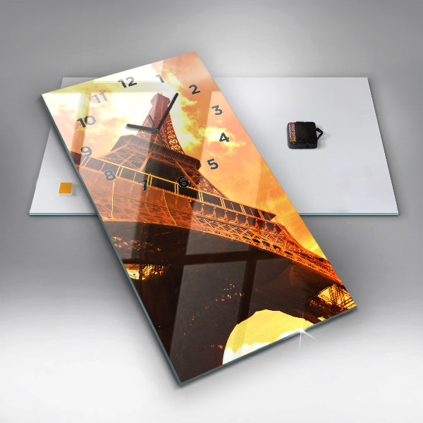 Vertikale Uhr Hamburg Fluss Deutschland