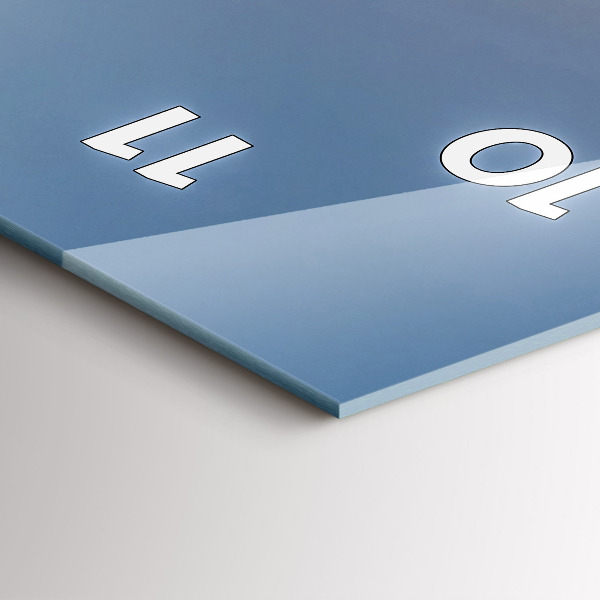 Vertikale Uhr Berglandschaft