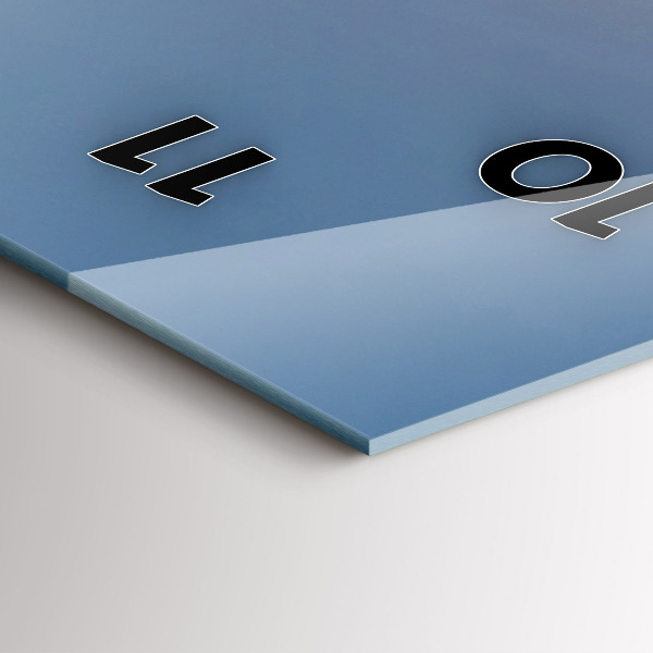 Vertikale Uhr Berglandschaft