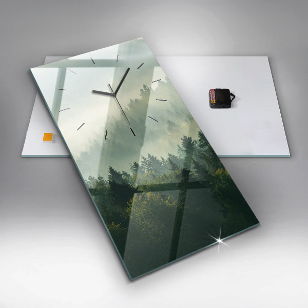 Vertikale Uhr mit motiv Sonnenaufgang Beskids