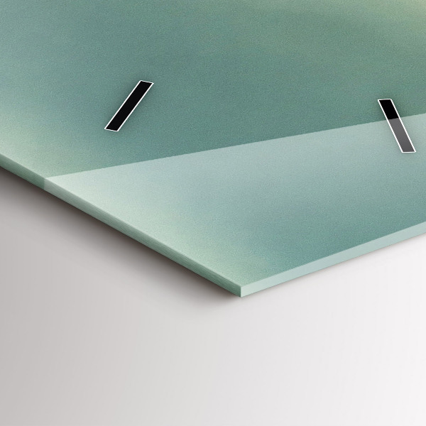 Vertikale Uhr mit motiv Sonnenaufgang Beskids