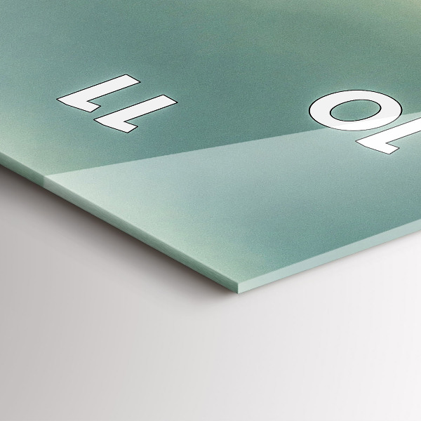 Vertikale Uhr mit motiv Sonnenaufgang Beskids