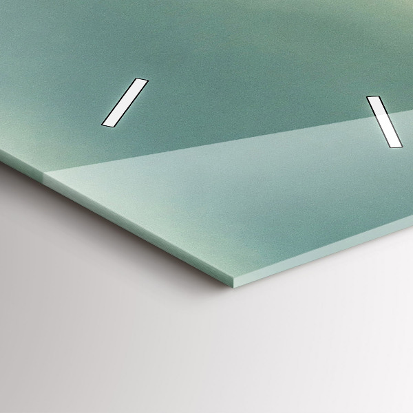 Vertikale Uhr mit motiv Sonnenaufgang Beskids