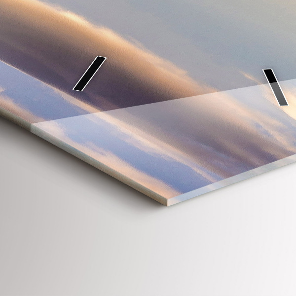 Vertikale Uhr mit motiv Pieniny - Hohe Spitze