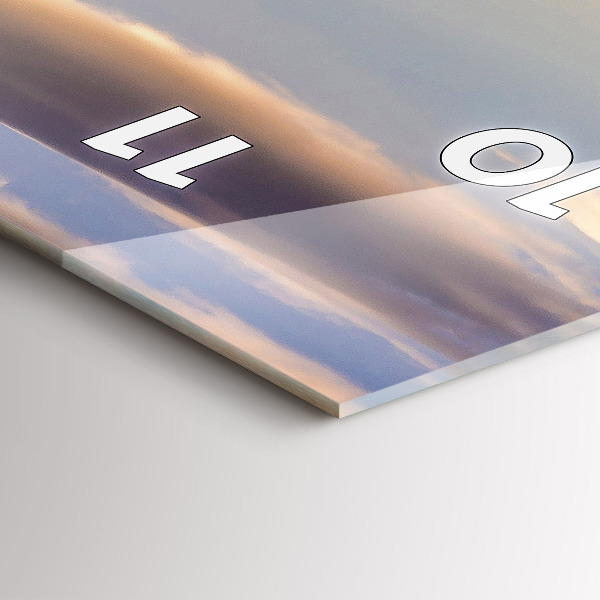 Vertikale Uhr mit motiv Pieniny - Hohe Spitze