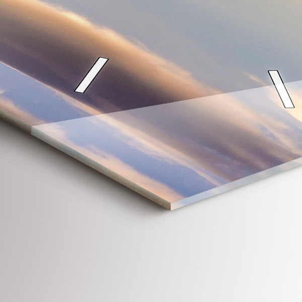 Vertikale Uhr mit motiv Pieniny - Hohe Spitze