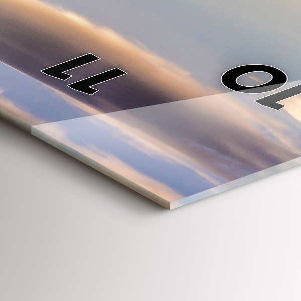 Vertikale Uhr mit motiv Pieniny - Hohe Spitze