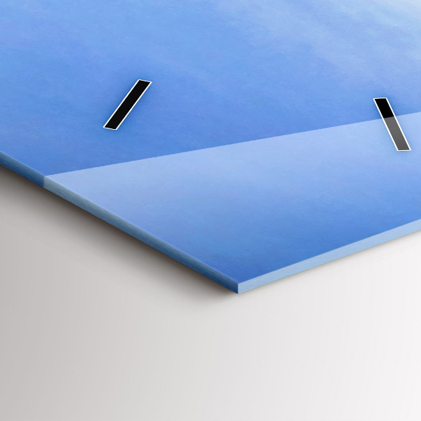 Vertikale Uhr mit motiv Sokolica-Gipfel im Pieniny-Gebirge