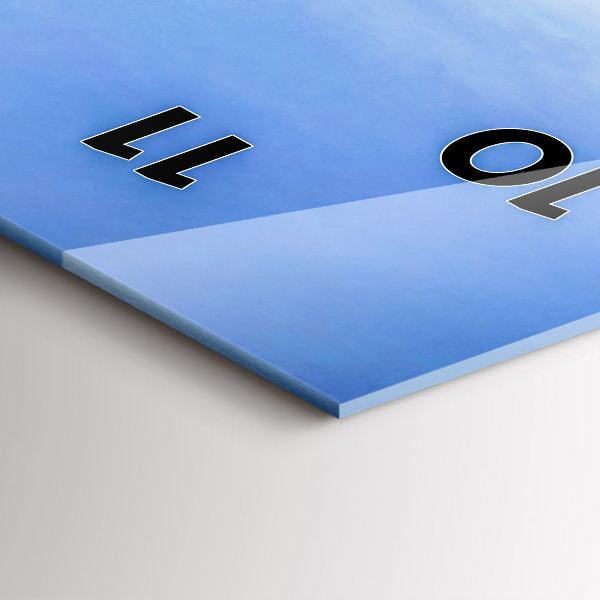 Vertikale Uhr mit motiv Sokolica-Gipfel im Pieniny-Gebirge