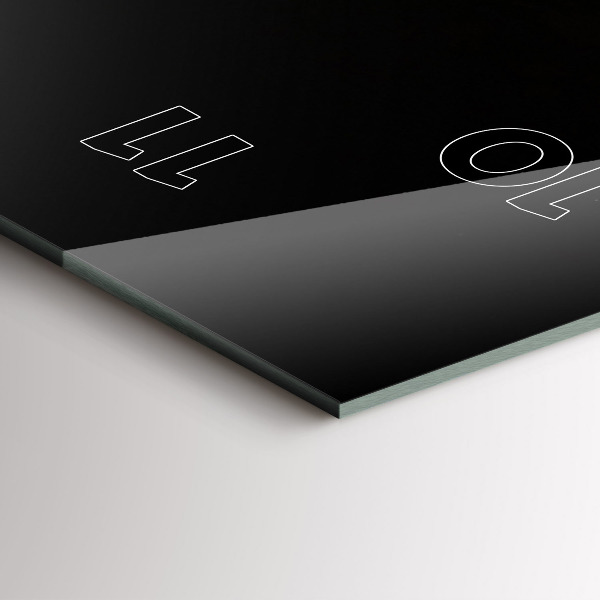 Vertikale Uhr Karlsbrücke in Prag