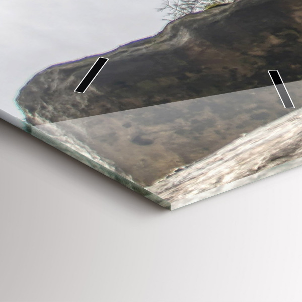 Vertikale Uhr mit motiv Felsenstadt in der Tschechischen Republik