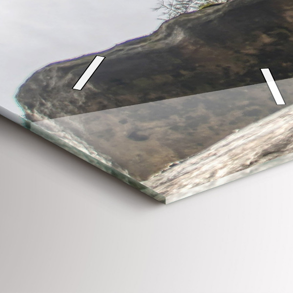 Vertikale Uhr mit motiv Felsenstadt in der Tschechischen Republik