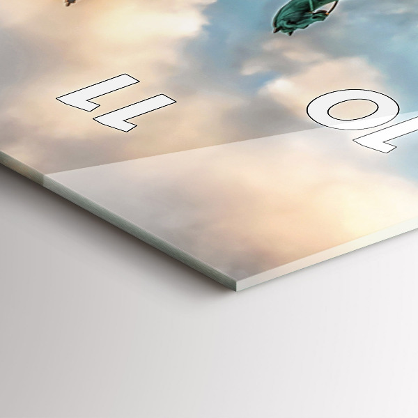 Vertikale Uhr mit motiv Brandenburger Tor in Berlin