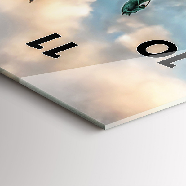 Vertikale Uhr mit motiv Brandenburger Tor in Berlin