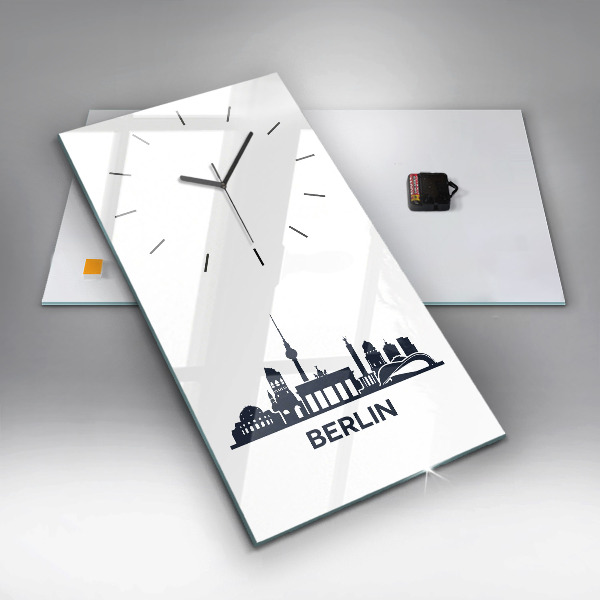 Vertikale Uhr Illustration der Stadt Berlin