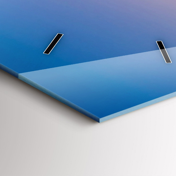 Vertikale Uhr mit motiv Hamburger Rathaus