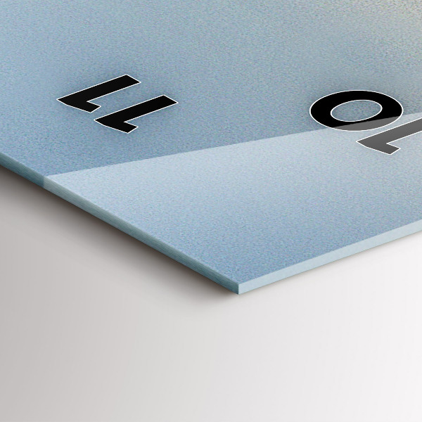 Vertikale Uhr Strandurlaub