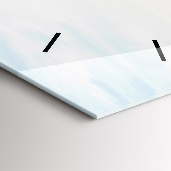 Vertikale Uhr mit motiv Sonnenuntergang über dem Meer