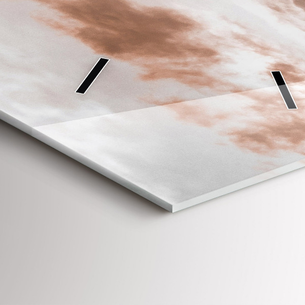 Vertikale Uhr Zipser Burg in der Slowakei