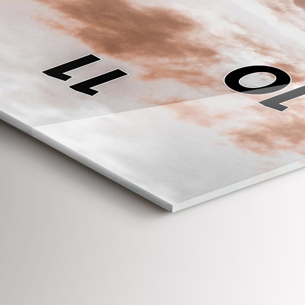 Vertikale Uhr Zipser Burg in der Slowakei