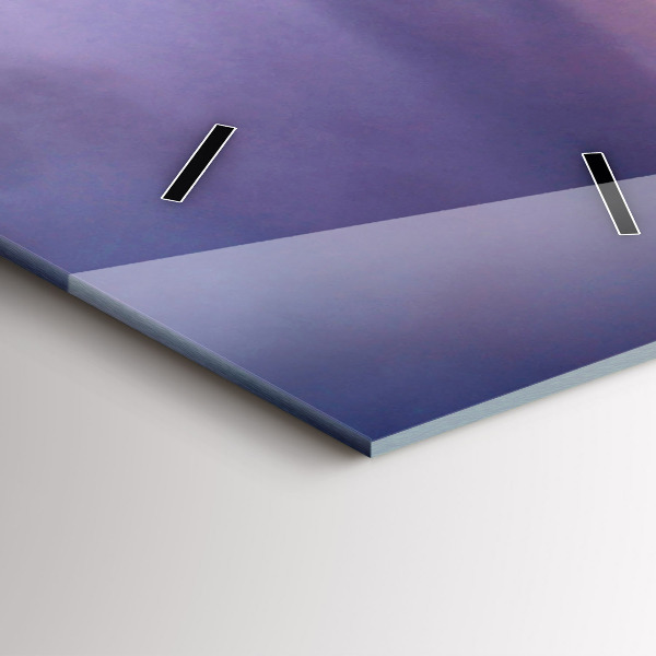 Vertikale Uhr mit motiv Stein-Kopf