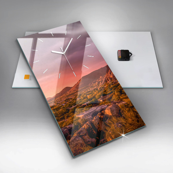 Vertikale Uhr Sonnenuntergang im Norden von Scottsdale