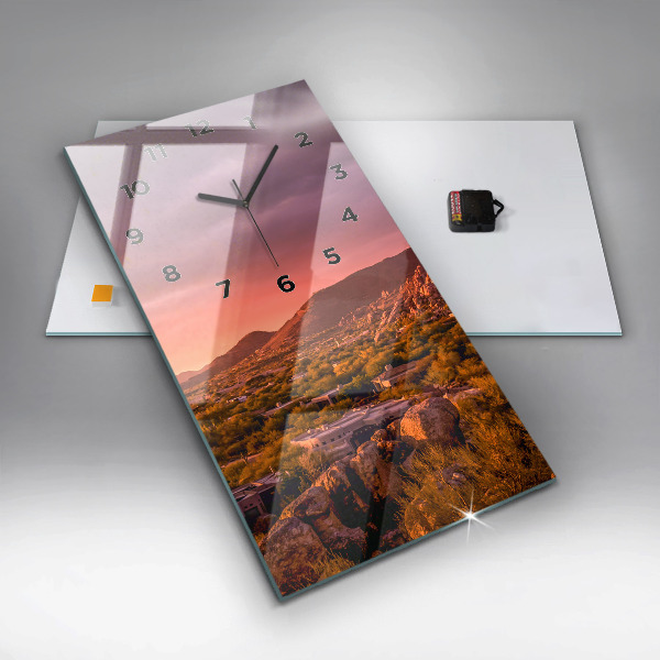 Vertikale Uhr Sonnenuntergang im Norden von Scottsdale