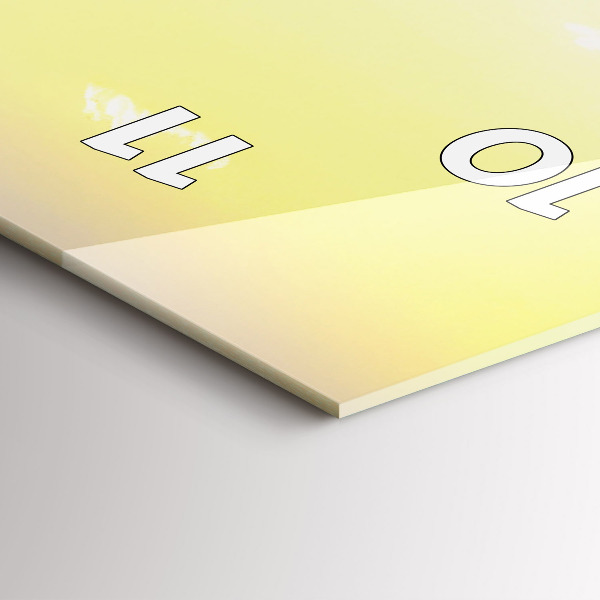 Vertikale Uhr Illustration der Wüste von Arizona