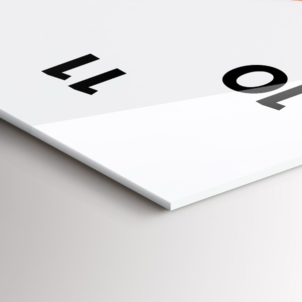 Vertikale Uhr mit motiv Golden Gate Brücke