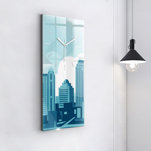 Vertikale Uhr mit motiv Architektur in den USA