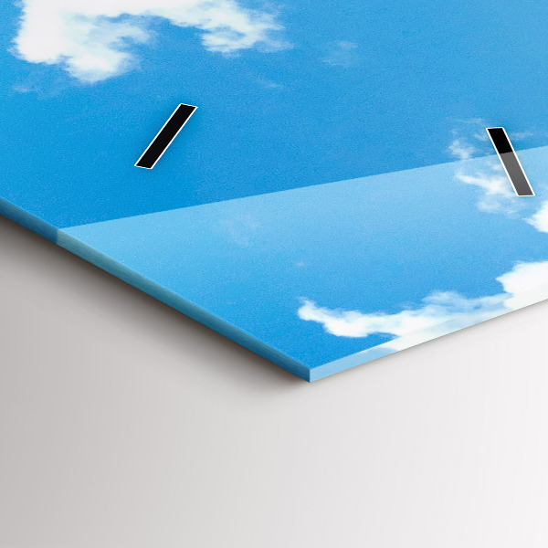 Vertikale Uhr mit motiv Felsige Landschaft