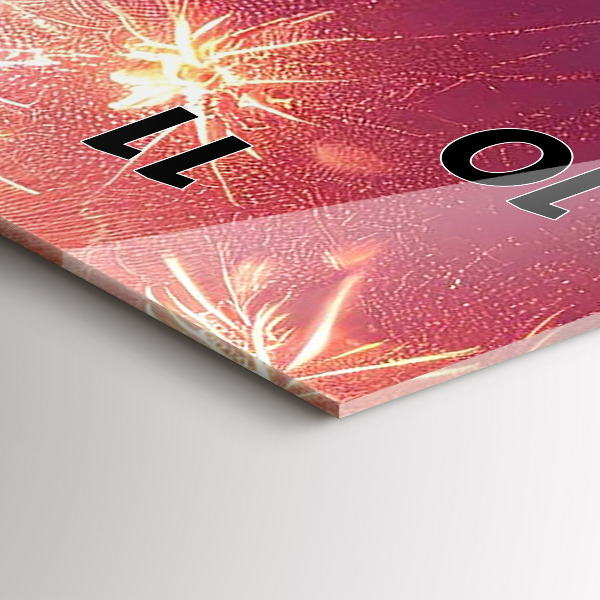 Vertikale Uhr mit motiv Stadt bei Nacht in Philadelphia