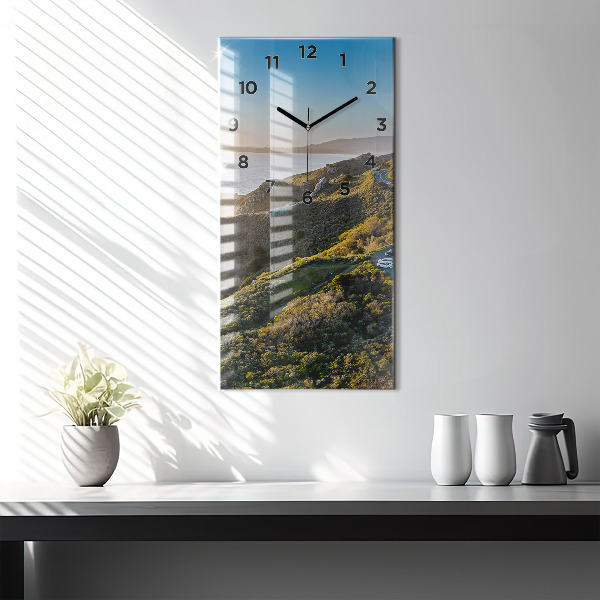 Vertikale Uhr mit motiv Straße in San Francisco