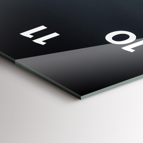 Vertikale Uhr mit motiv Brücke bei Nacht in San Francisco