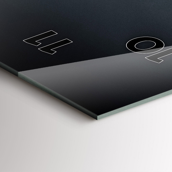 Vertikale Uhr mit motiv Brücke bei Nacht in San Francisco