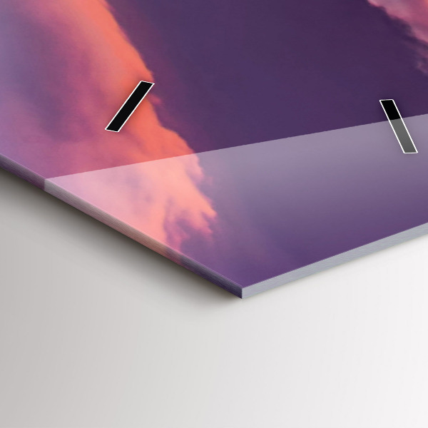 Vertikale Uhr mit motiv Sonnenaufgang in Kalifornien