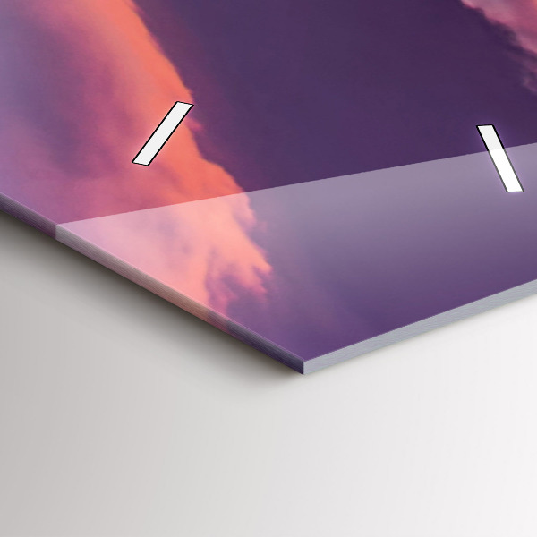 Vertikale Uhr mit motiv Sonnenaufgang in Kalifornien